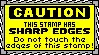 this stamp has sharp edges